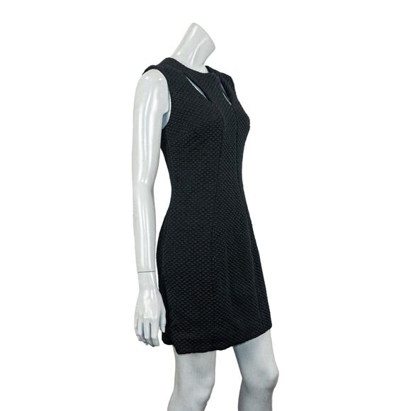 CLAUDIE PIERLOT textured sleeveless FAFFINEE Dress in Black Women's size 38 - Picture 3 of 10
